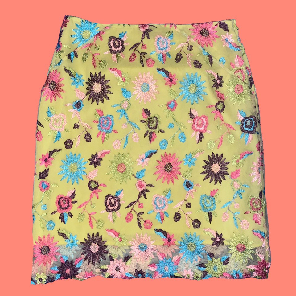 Lime Green Skirt